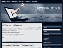 Tablet Screenshot of malware-hunters.net